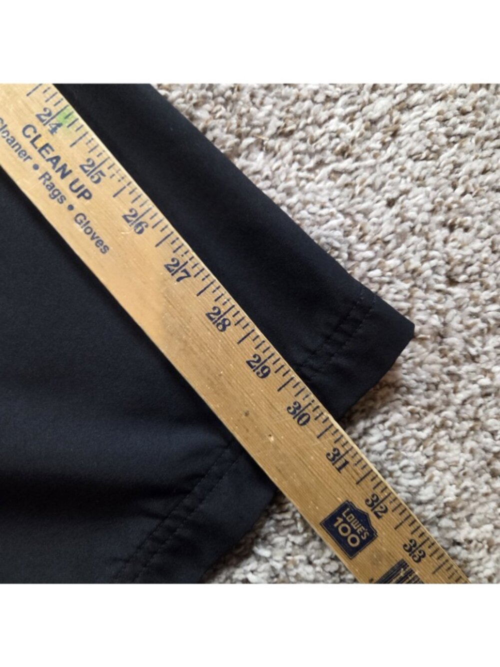 Nike Pants Mens XL Black Woven Training Athletic Straight Stretch Lightweight - Picture 5 of 7